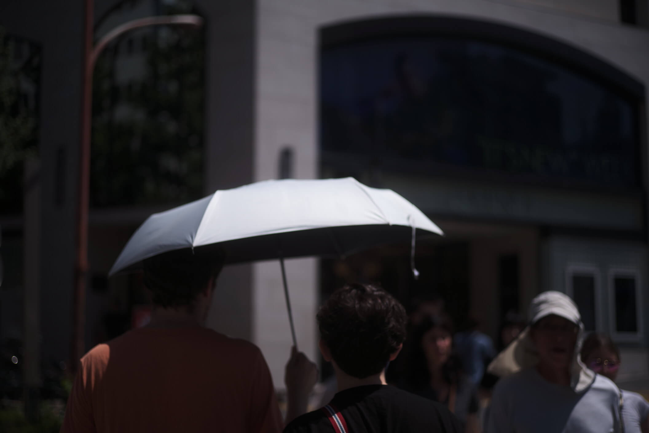 夜空に広がる花火の光を近くで捉えた写真