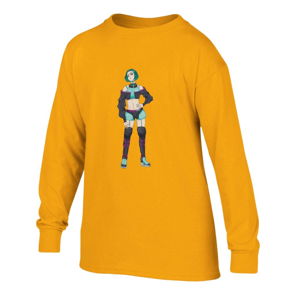 LUNATICA88 – LONGSLEEVETSHIRT for KIDS キッズ用長袖Tシャツ　イエロー