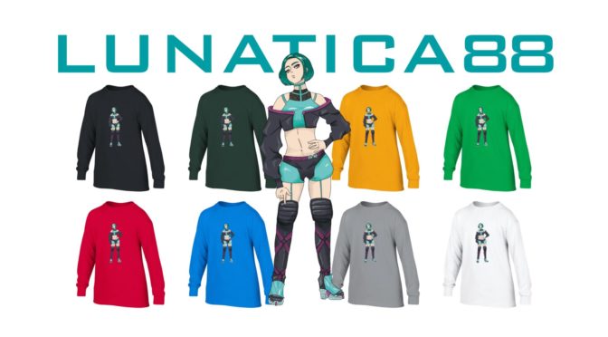 LUNATICA88 – LONGSLEEVETSHIRT for KIDS キッズ用長袖Tシャツ