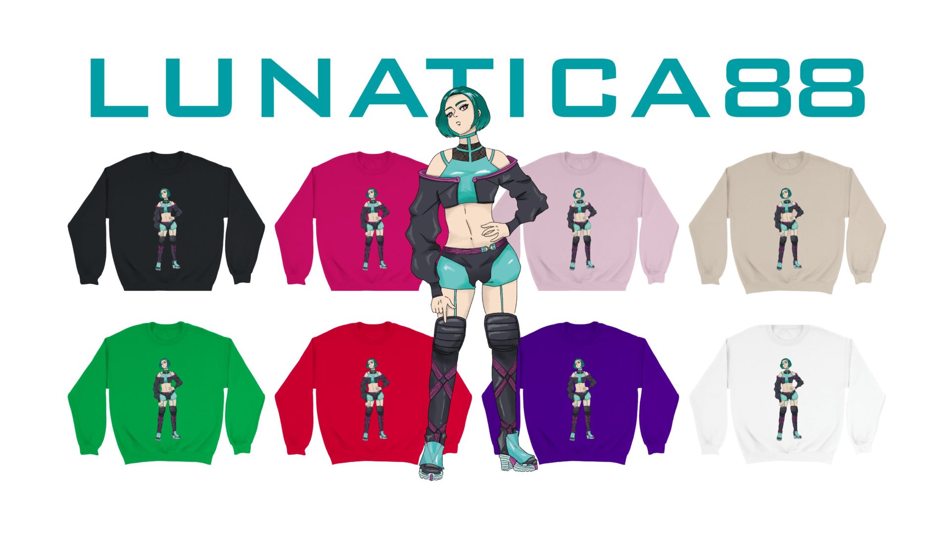 lunatica88 SWEATSHIRT トレーナー